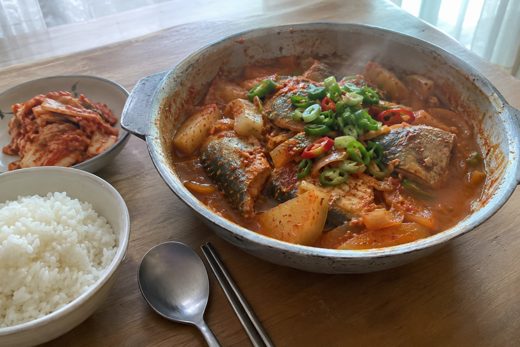 고등어 무조림