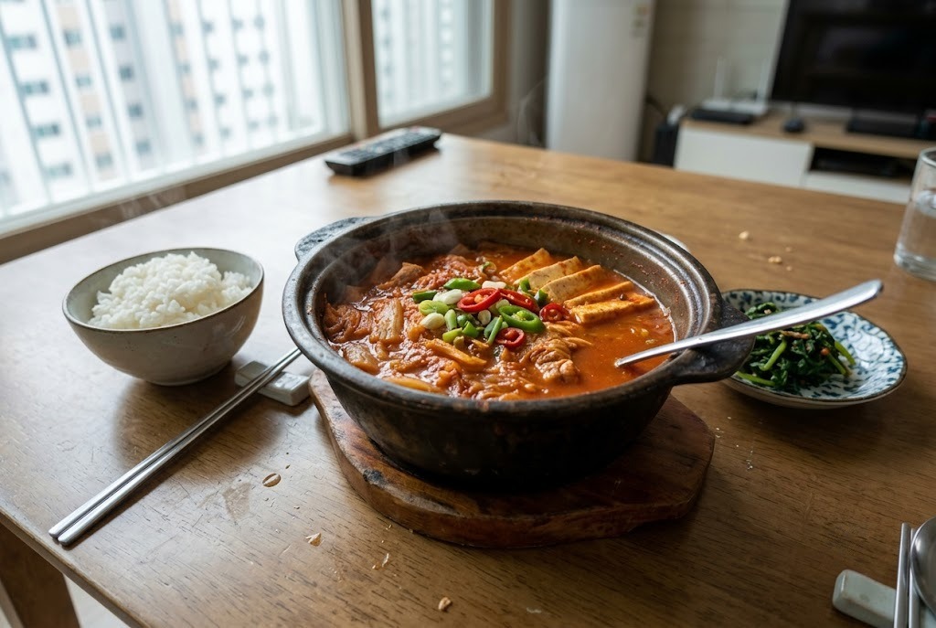 돼지고기 김치찌개 레시피, 묵은지로 식당처럼 진하게 끓이는 법